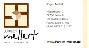 Jürgen Mellert Parkettlegermeister